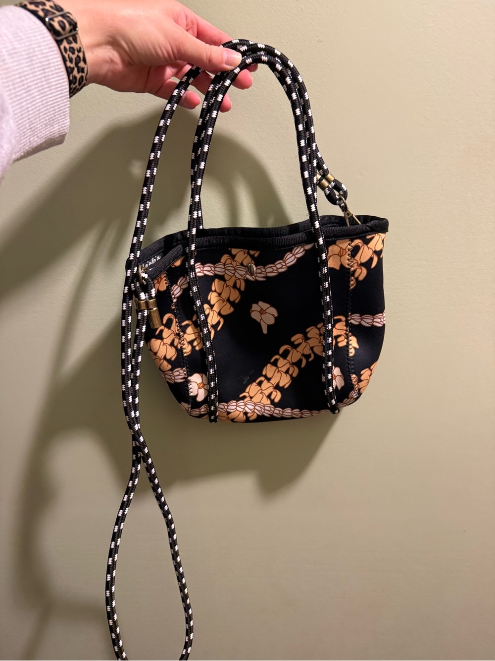 Hawaiian Le’ale’a LeaLea Neoprene Floral Rope Strap Women's Mini Tote Bag